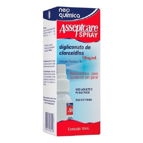 Asseptcare Antisséptico Spray 10mg/Ml Com 50ml