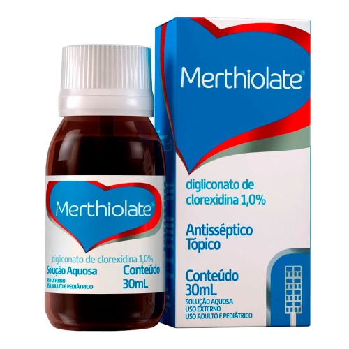 Antisséptico Incolor 1% Merthiolate Hypera 30ml Solução