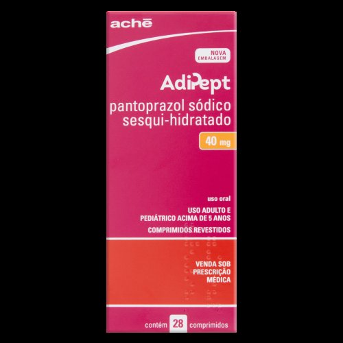 Adipept Pantoprazol 40mg 28 Comprimidos