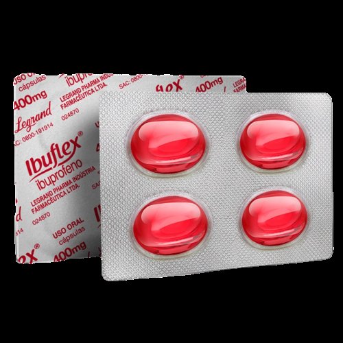 Ibuflex Ibuprofeno 400mg 4 Cápsulas