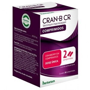 Cran-B Cr Herbarium Cranberry Com 30 Comprimidos