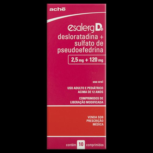 Esalerg D12 2,5/120mg 10 Comprimidos