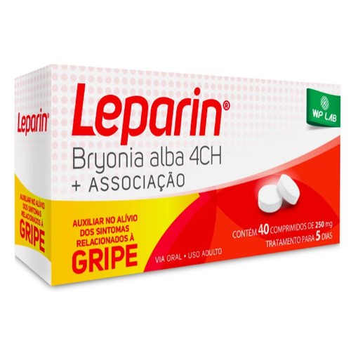Leparin Gelsemium Semperviresn 5ch + Associações 40 Comprimidos