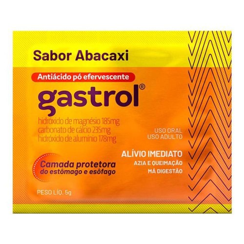 Gastrol Pó Efervescente Abacaxi Sachê Com 5g