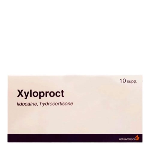 Xyloproct Lidocaína 50mg + Acetato De Hidrocortisona 2,5mg + Óxido De Zinco 180mg + 35mg Subacetato De Alumínio Pomada 25g + 10 Aplicadores Geladeira
