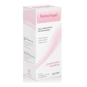 Gel Hidratante Intravaginal Relactagel Com 35g + 7 Aplicadores