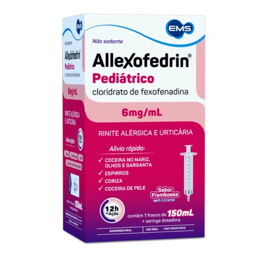 Allexofedrin Pediátrico 6mg/Ml Suspensão Oral 150ml