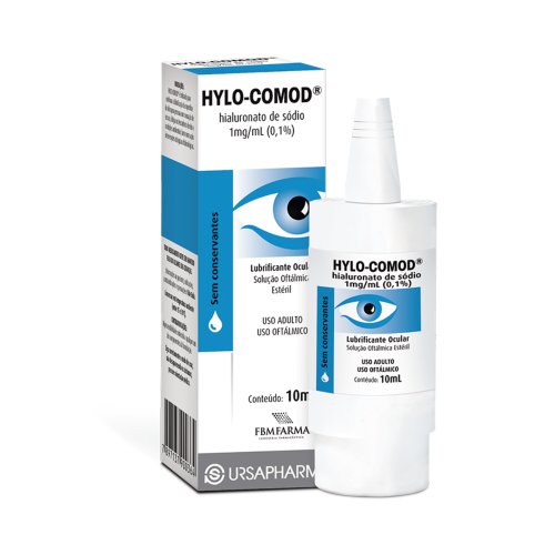 Colírio Lubrificante Hylo Comod Pfizer 10ml Solução