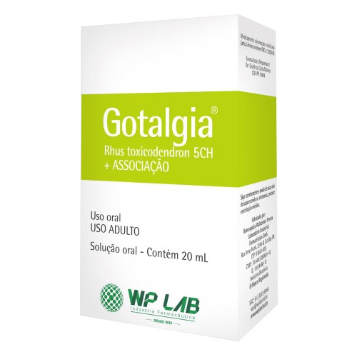 Gotalgia Rhus Toxicodendron Solução Oral 20ml