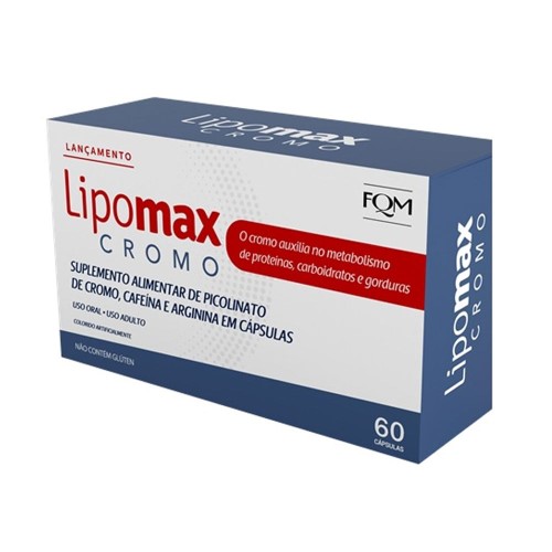 Suplemento Alimentar Lipomax Cromo 60 Cápsulas