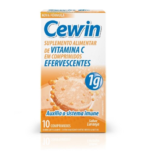 Suplemento Vitamínico Cewin 1g 10 Comprimidos
