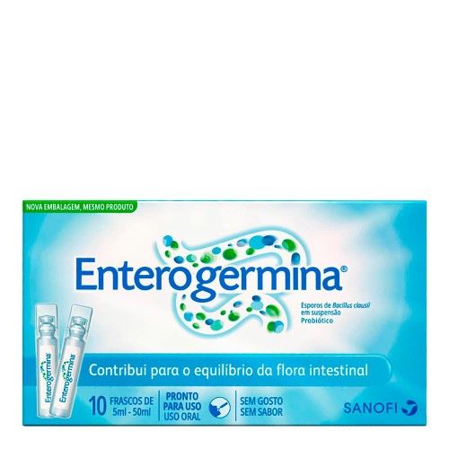 Probiótico Enterogermina 10 Frascos De 5ml Cada
