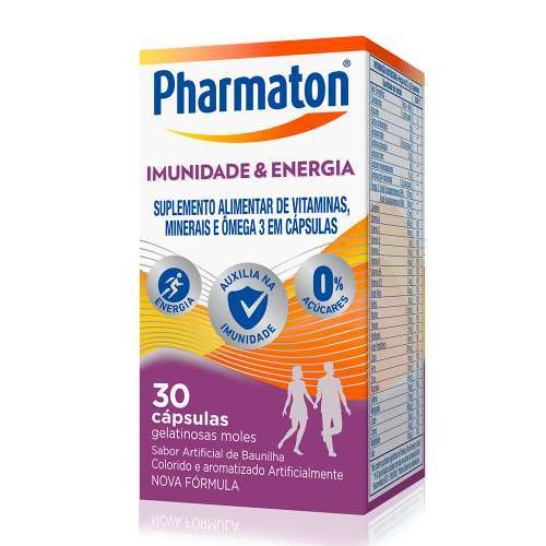 Suplemento Vitamínico Pharmaton Complex Imunidade & Energia 30 Cápsulas