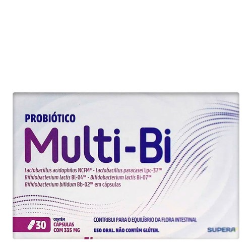 Probiótico Multi-Bi Com 30 Cápsulas