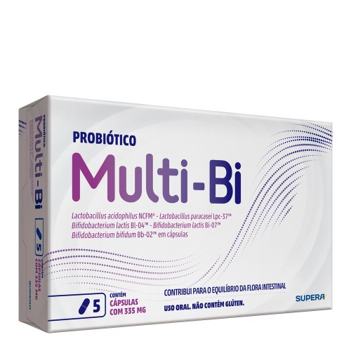 Probiótico Multi-Bi Com 5 Cápsulas