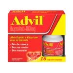 Advil 400mg 16 Cápsulas Gelatinosas