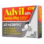 Advil Ibuprofeno 600mg 12 Comprimidos