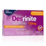 Desrinite 120mg - Cloridrato De Fexofenadina - 10 Comprimidos
