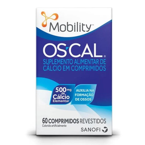 Suplemento Vitamínico Cálcio Oscal 500mg 60 Comprimidos
