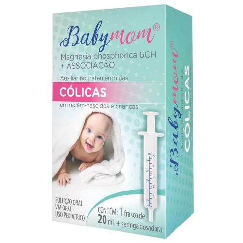 Babymom Magnesia Fosphorica 6ch + Associação Solução Oral 20ml + Seringa Dosadora
